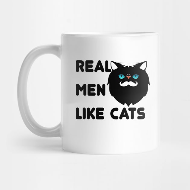 Real Men like Cats Dad Persian Cat day by Superior T-Shirt